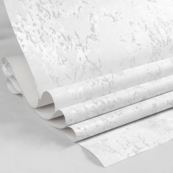 کاغذ دیواری طرح ساده سفید کد 934W