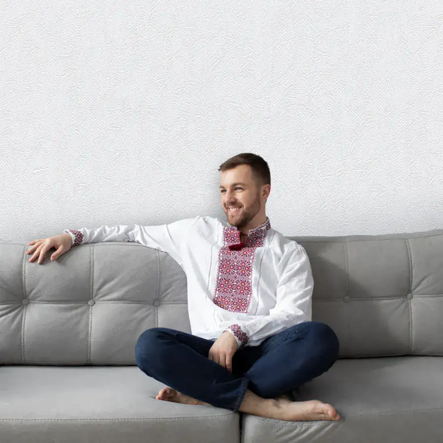 کاغذ دیواری طرح بافت سفید کد 936W