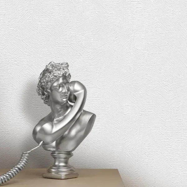 کاغذ دیواری طرح بافت سفید کد 939W